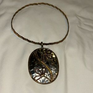 Silver and Copper Choker